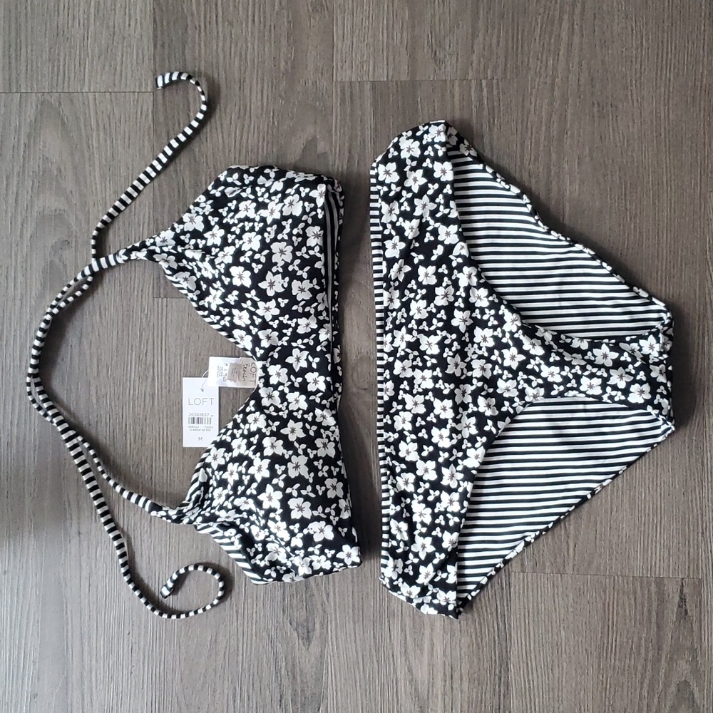 Cute floral swim suit set